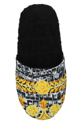 CIABATTE BAROCCODILE ORO NERO GRIGIO