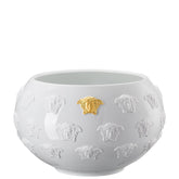 CACHEPOT KALEIDOSCOPE WHITE/GOLD MEDUSA 29 CM