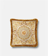 CUSCINO BAROCCO DOUBLE FACE NERO/ORO 45 CM