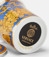 BICCHIERE C/COPERCHIO FLORALIA BLUE 30 ANNI