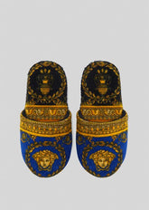 CIABATTE I HEART BAROQUE BLU E ORO