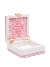 PORTAGIOIE PICCOLO BAROCCO IN PELLE ROSA