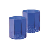 SET 2 BICCHIERI WHISKY MEDUSA LUMIERE BLU